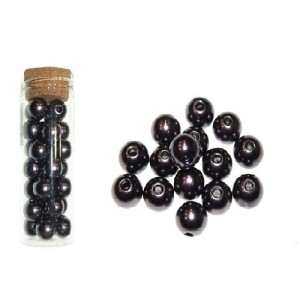 Dekorativne perle črna 2-20