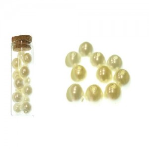 Dekorativne perle bež 3-8