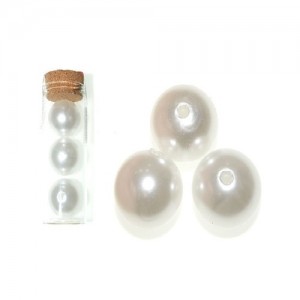 Dekorativne perle bela 3-20