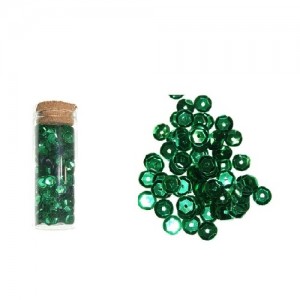 Dekorativne perle zelena 11-13