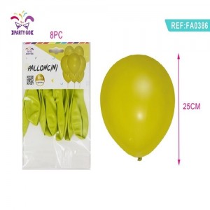 Balon 25cm 8/1