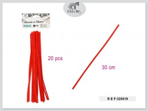 Dekorativne žice (rdeča) 30cm