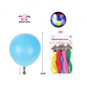 Balon z led lučko 30cm 5/1