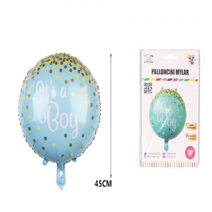 Aluminijasti balon 45cm