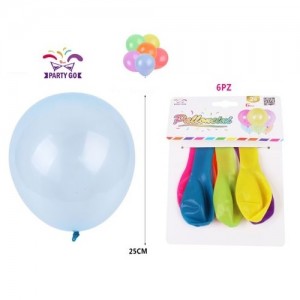 Balon 25cm 6/1