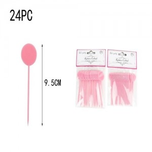 Palčke za koktejl roza 24 cm