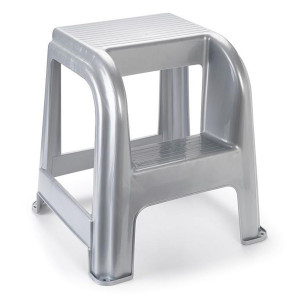 Plastična lestev/stol srebrna REF:1200312
