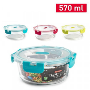 Steklena posoda za hrano luxeglass 570ml REF:14167
