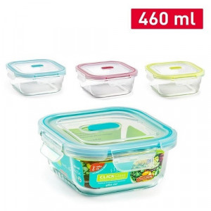 Steklena posoda za hrano clickglass 460ml REF:14170
