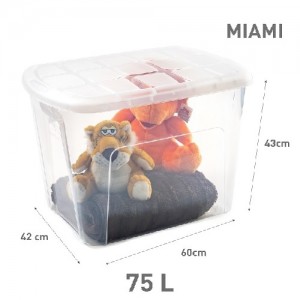Plastična škatla MIAMI 75l REF:14279