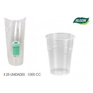 Plastični kozarci 1000cc 25/1