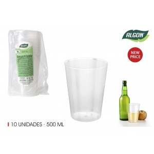 Plastični kozarci 500ml 10/1