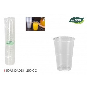 Plastični kozarci 250cc 50/1