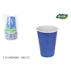 Plastični kozarci (modra) 450cc 10/1