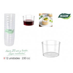 Plastična posodica za sladice 230cc 12/1