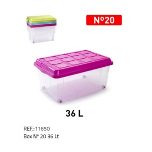 Plastična škatla N°20 36l  REF:11650