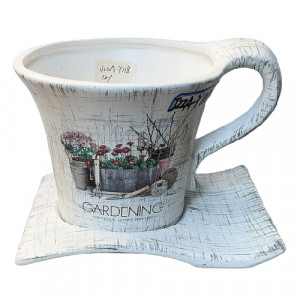 Keramični cvetlični lonček ART:25B30019