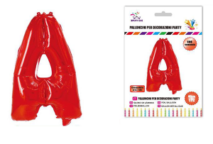 Balon črka A-40 cm-Rdeča