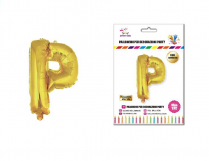 Balon črka P-40 cm-Zlata
