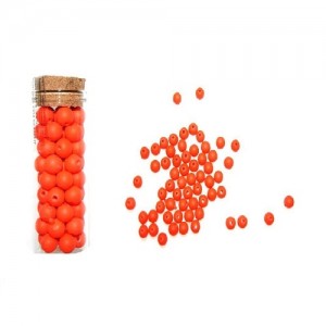 Dekorativne perle oranžna 4-15
