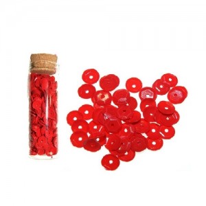 Dekorativne perle rdeča 11-9