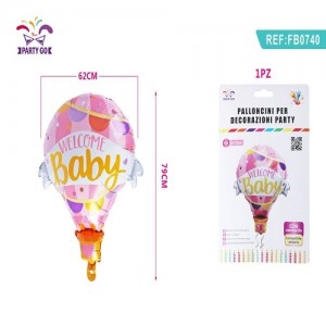 Aluminijasti balon za baby shower 62*79cm