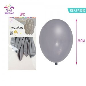 Balon 25cm siv