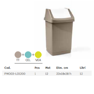 Koš za smeti 12l PM003-L01200-B05