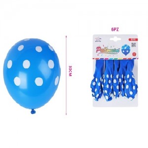 Balon z vzorci 30cm 6/1