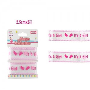 Baby shower dekorativni trak 2,5cm*2yds 