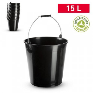 Plastično vedro s pokrovom 15l REF:11479