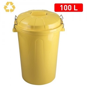 Koš za smeti 100l rumen REF:11252G2