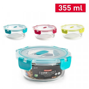 Steklena posoda za hrano luxeglass 355ml REF:14166