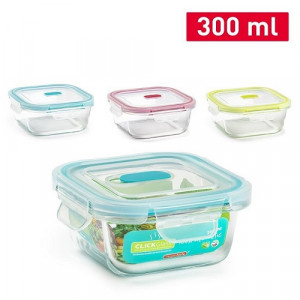 Steklena posoda za hrano clickglass 300ml REF:14169
