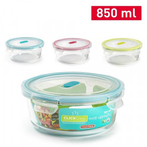 Steklena posoda za hrano clickglass 850ml REF:14178