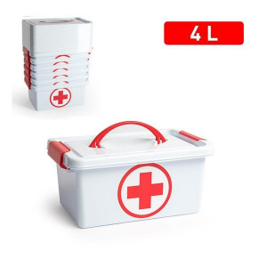 Plastični medicinski kovček 4l REF:15006