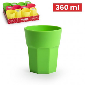 Plastičen kozarec 360ml REF:1B010EB