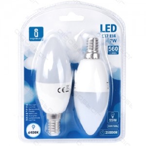 Led žarnica (bela) E14 7W