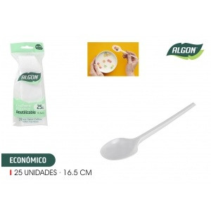 Plastične žlice 16,5cm 25/1