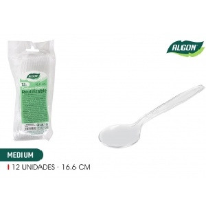 Plastične žlice 16,6cm 12/1