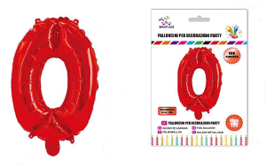 Balon številka 0-40 cm-Rdeča