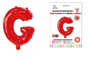 Balon črka G-40 cm-Rdeča