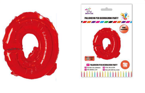 Balon črka Q-40 cm-Rdeča
