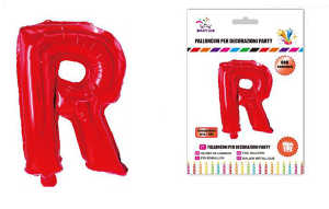 Balon črka R-40 cm-Rdeča