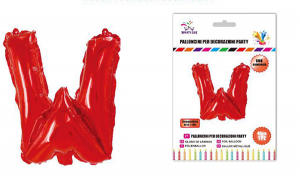 Balon črka W-40 cm-Rdeča