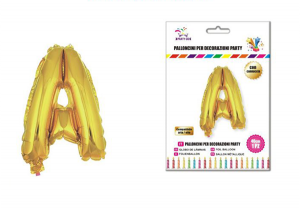 Balon črka A-40 cm-Zlata