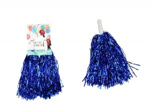 Pom poms temno modra