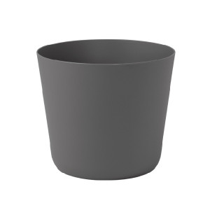 Cvetlični lonček VA032 18cm mat temno siva