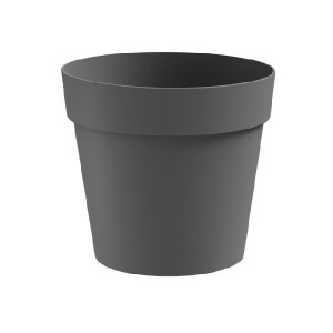 Cvetlični lonček VA051 17cm mat temno siva